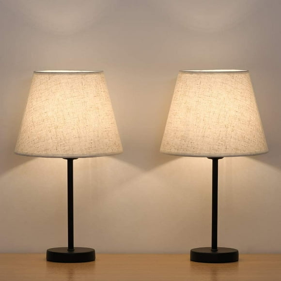 Desk Lamp for Bedroom, Living Room, Office, Kid /Girls Room/Dorm-15 Inches Black