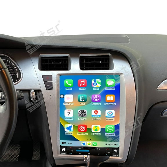 Aotsr Android 15 for Audi A4L 2009-2012 12.1 inch Car Radio Multimedia Player Head Unit GPS Navigation Stereo Screen Audio Carplay