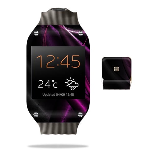 Mightyskins Mightyskins Skin Compatible With Samsung Galaxy Gear Watch Wrap Sticker Skins Purple Future Walmart Com Walmart Com