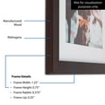 thumbnail image 3 of ArtToFrames 24" x 36" Cherry Picture Frame, 24x36 inch Red MDF Poster Frame (WOM-4643), 1 Pack, 3 of 7