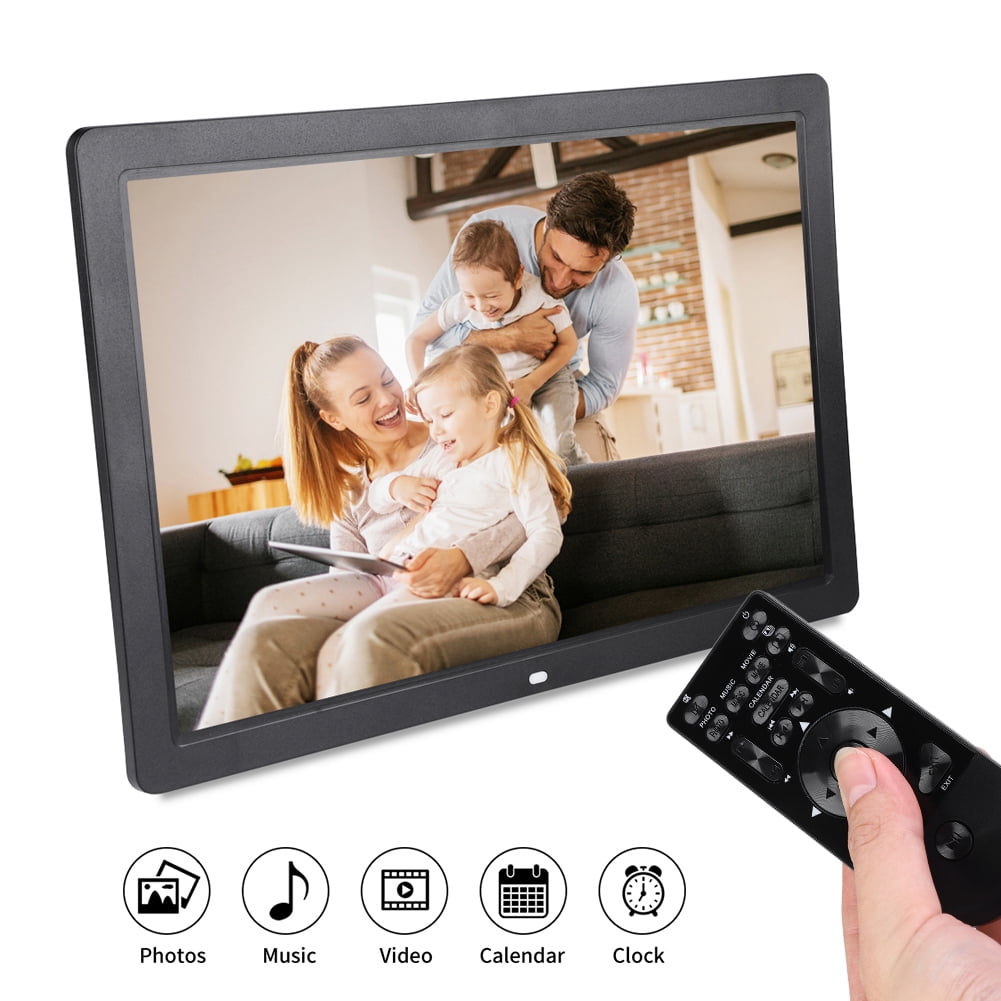 Support Music//Video//Picture Playback//Calendar//Clock 17-inch Digital Photo Frame 1440 /× 900 high-Resolution Advertising Player