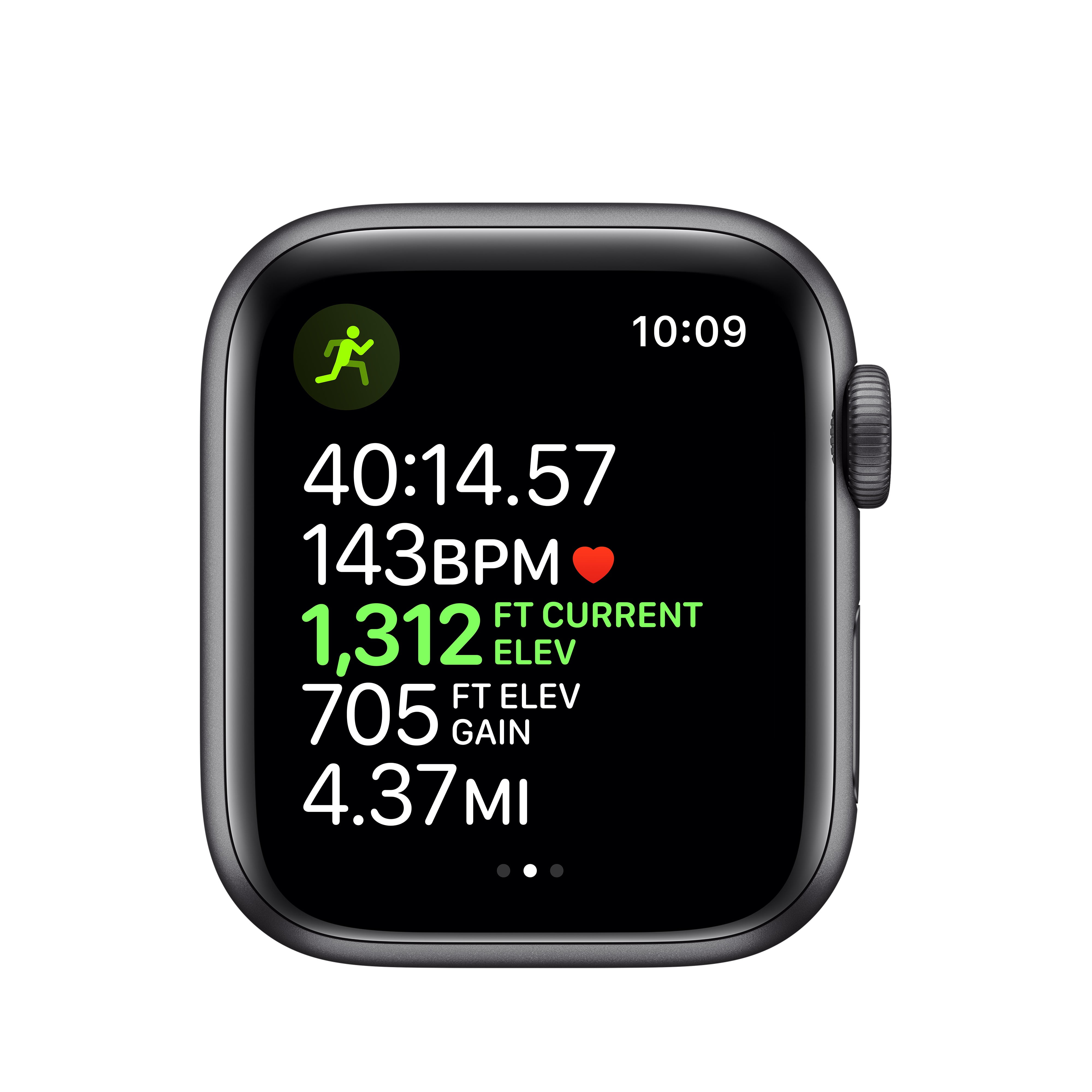 Apple Watch Series 5 GPS, 40mm Space Gray Aluminum Case with Black Sport  Band - S/M & M/L