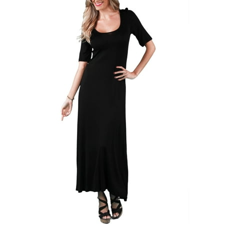 24/7 Comfort Apparel - Women's Long Maxi Dress - Walmart.com
