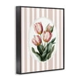 thumbnail image 2 of Stupell Industries French Country Vintage Tulips on Stripes Black Framed Giclee Art, 24 x 30, by Ink Drop Loft, 2 of 8