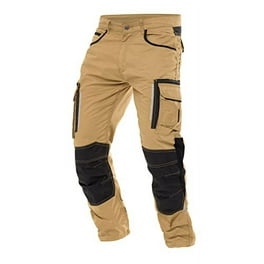 Mens Construction Pants Utility Work Heavy Duty Workwear Trousers Carpenter Knee Reinforcement Cordura Safety Pants Gray W32 L30 Walmart