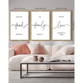 thumbnail image 4 of SHENIFY Bless The Food Before Us Sign Kitchen Wall Decor 16x24in3pcs Natural Framed for Dining Room Farmhouse Wall Art Hanging Decoration, 4 of 6