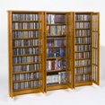thumbnail image 2 of Leslie Dame Incrusté Verre Mission Armoire Multimédia en Chêne, 2 of 2
