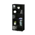 thumbnail image 3 of Pemberly Row Engineered Wood 4-Tier Multimedia Storage Tower in Espresso, 3 of 5