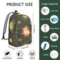 thumbnail image 3 of Astrology Cosmic Spiritual Design Travel Backpack – Lightweight Canvas Bookbag with Large Capacity and Anti-theft Multifunctional Features for Outdoor Activities, Gym, and Travel, 3 of 5