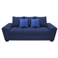 thumbnail image 2 of Sofa El Bazar Store Islandia Lino Azul marino 3 plazas Modular Moderno Sala, 2 of 4