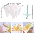thumbnail image 2 of Paletas De Hielo, Molde Pop Diy, Moldes Reutilizables De Silicona Para Helados, Molde Para Helados, Fabricante De Cubitos De Hielo, Molde Para Paletas De Hielo Yuarrent HA043662-01, 2 of 6