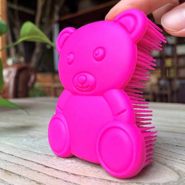 Cepillo sensorial premium para niños o autismo Depurador corporal de silicona suave 2 en 1 Sala sensorial Terapia ocupacional Cepillos sensoriales Loofah de silicona Cepillo de ducha para mascotas Cep