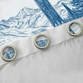 thumbnail image 4 of jejeloiu Outdoor Skiing Game Blackout Curtains Set of 2 (52x84 Each),Snowboard Ski Sports Window Curtains,Blue White Curtains and Drapes For Kids,Super Cozy Room Decor, 4 of 6