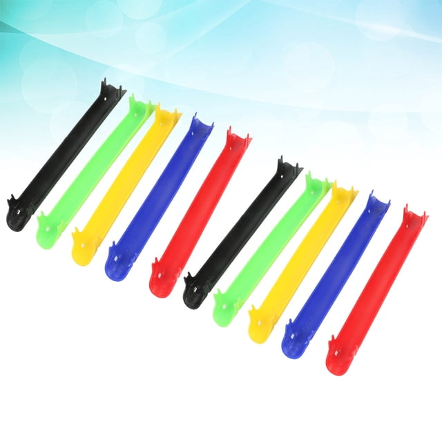 OUNONA Bike Chain Protective Decal 10Set Durable Use Easy Cleaning Plastic For Mountain Bikes 8.9 x 0.8 x 0.8in