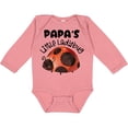 thumbnail image 3 of Inktastic Papa's Little Ladybug Boys or Girls Long Sleeve Baby Bodysuit, 3 of 5