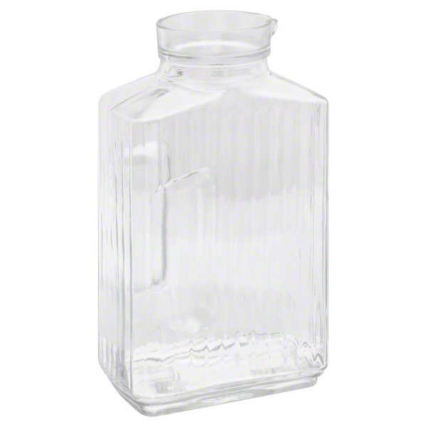 Anchor Hocking 64 Oz. Bistro Clear Glass Pitcher with Stopper Walmart