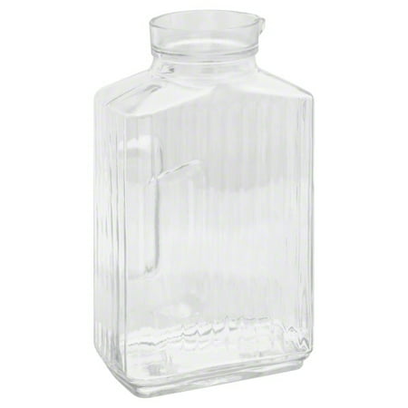 - Anchor Hocking 64-Ounce Bistro Clear Glass Pitcher with Stopper