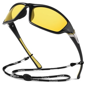 Sunier Polarized Night Vision Sports Sunglasses