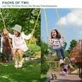 thumbnail image 2 of RedSwing Trapeze Swing Bar Rings and Swing Seat for Kids,Heavy Duty Safe Playground Swings Set Replacement for Children's Indoor and Outdoor Play, 330 Pounds Capacity, Green, 2 of 9