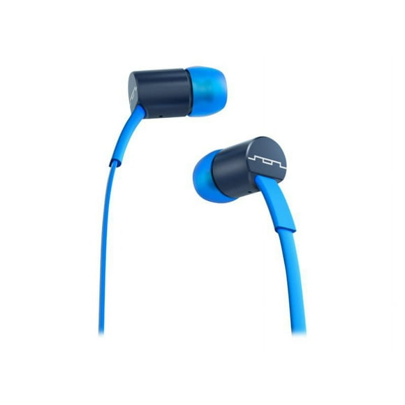 SOL REPUBLIC Jax - Earphones with mic - in-ear - wired - 3.5 mm jack - noise isolating - blue, stellar
