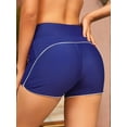 thumbnail image 6 of Charmo Women's High Waisted Sporty Swim Shorts Stretchy Board Shorts Boyleg Swim Trunks, 6 of 6