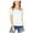 Off-White - white, variant on bar III Womens Solid Cold Shoulder Blouse, Off-White, XX-Small