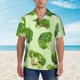 thumbnail image 2 of Fotbe Broccoli 3 Camisa Hawaiana para Hombre Unisex – Camisa Casual de Verano con Botones de Manga Corta de Algodón y Lino,X-Large, 2 of 7