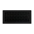 thumbnail image 3 of Decor Grates (4-Pack) 4x10 Lattice Floor Register Vent Cover, Adjustable Airflow Control, Textured Black (LTH410-BLK), 3 of 5