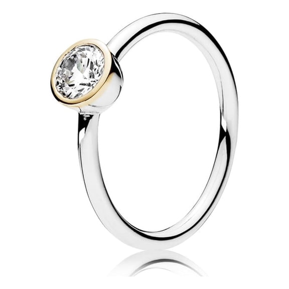 Petite Circle, Clear CZ Ring sz 58 191043CZ-58