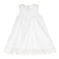 thumbnail image 2 of Girls Party Dress Sleeveless Tulle Tutu Dress Elegant Toddler Flower Girl Wedding Dress for Kids, Ivory, Sizes 4-5Y, 2 of 7