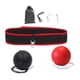 thumbnail image 5 of Pelota de reflejos de boxeo para adultos y niños, pelota de reflejos de reacción con cuerda y diadema. Bolas rojas negras, 5 of 9