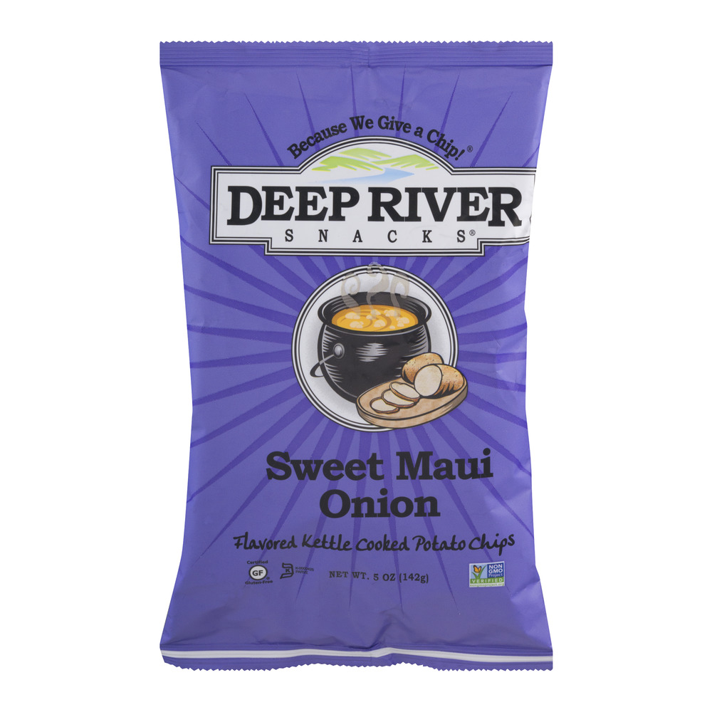 Deep River Snacks Kettle Cooked Sweet Maui Potato Chips, 5 Oz