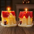 thumbnail image 5 of Christmas House Mold,Christmas Village House Silicone Mold,Christmas Village House Silicone Molds,Plaster Epoxy Diy Craft Making Mold,Candle Molds Cake Silicone Mould,Diy 3d Mousse Cake Mould, 5 of 9