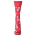 thumbnail image 2 of MeMoi Women's Dalmatian Themed Rayon Blend Novelty Crew Sock - Womens - Female, 9-11, Teaberry, 2 of 3