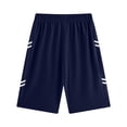 thumbnail image 5 of Gubotare Boys Shorts Athletic Toddler Boys Shorts Baby Boy Summer Uniform Clothes Pull On Jogger Short Size 8-9 (Dark Blue,8-9 Years), 5 of 7