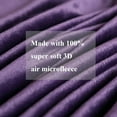 thumbnail image 5 of Fleece Blanket Soft Cozy Twin Size Blankets-Warm Fuzzy Lightweight Bed Throw Purple 60"x80", 5 of 6