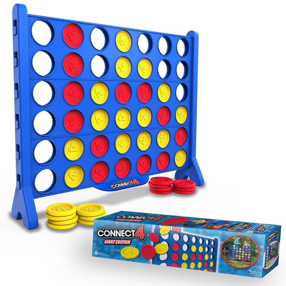 Giant Connect 4 Outdoor Lawn Game, Molded, 4FT