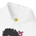 thumbnail image 2 of Jimi Hendrix Cartoon Portrait Hoodie, Black History Icon Sweatshirt, 2 of 3