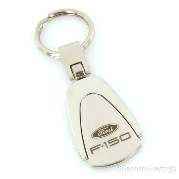 Ford F-150 Tear Drop Keychain (Chrome)