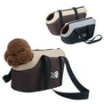 thumbnail image 3 of Portable Soft Sling Handbag for Outdoor Hiking Travel for Chihuahua Dog Shoulder  Bags Dog Carriers Puppy Backpack Pet Carrier COFFEE S, 3 of 8