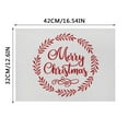 Christmas Placemat Cotton And Linen Printing English Table Mat Holiday