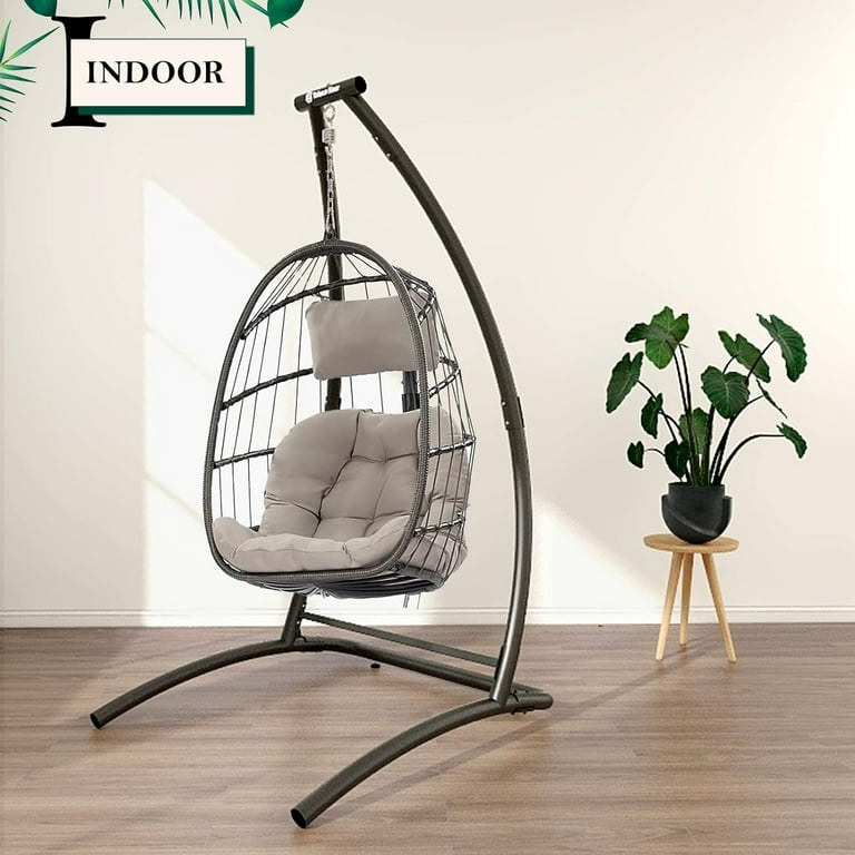 G TALECO GEAR Hanging Chair Stand, Steel Outdoor Swing Frame