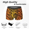 thumbnail image 2 of SEVEBJ Tiger Skin Pattern Mans Boxer Briefs Knickers Elastic Underpants Breathable Panties, 2 of 6