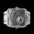 thumbnail image 3 of Anillo de accesorios de lujo para hombre, joyería única de Hip Hop Punk, regalo de fiesta de Halloween, 3 of 4
