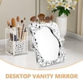 thumbnail image 3 of FOMIYES Espejo Compacto De Maquillaje Plateado Para Y Funcional, 3 of 6