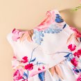 thumbnail image 4 of EGNMCR Vêtements pour Bébé Fille Robe d'Été Imprimée pour Tout-Petits Filles Robe Princesse Dos Nu, 4 of 9
