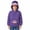 Purple Pink(Kids), variant on Unisex Big Mouth Monster Hoodie Funny Plush Oversized Pajama Loungewear Fuzzy Holiday Hoodie Sweatshirt Light Blue