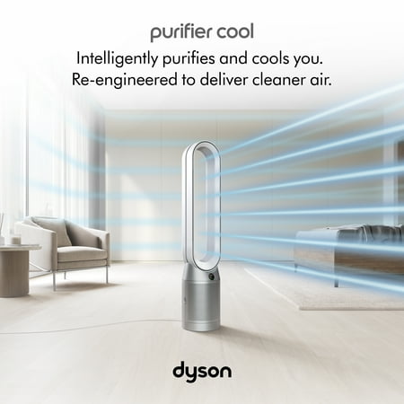 Dyson - Purifier Cool - TP07 - Smart Air Purifier and Fan - White/Silver