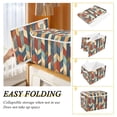 thumbnail image 2 of Yayeee Collapsible Cube Storage Bin with Lid Fabric Closet Decorative Basket with Handles, Beige Geometric, 2 of 7