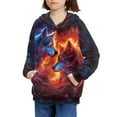 thumbnail image 3 of DISNIMO Galaxy Wolf Hoodies for Boys 8-10 Kids Hooded Sweatshirts Boys Sports Hoodie Pullover Hoodie Girls Long Sleeve Hoodies Pullover Boys Fall Hoodie for Children Hoodie with Pockets Kids, 3 of 7